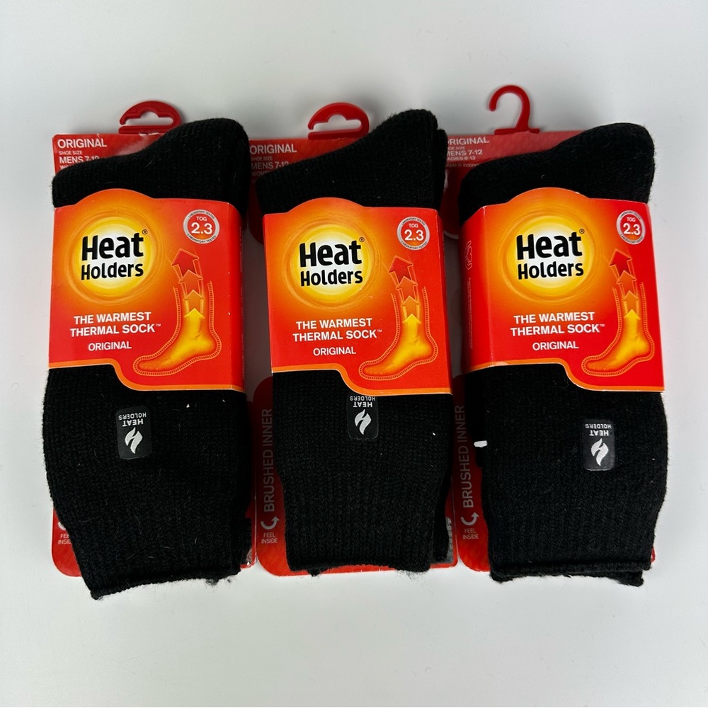 Men’s Lot of 3 Heat Holders Winter Socks Size 7-12
